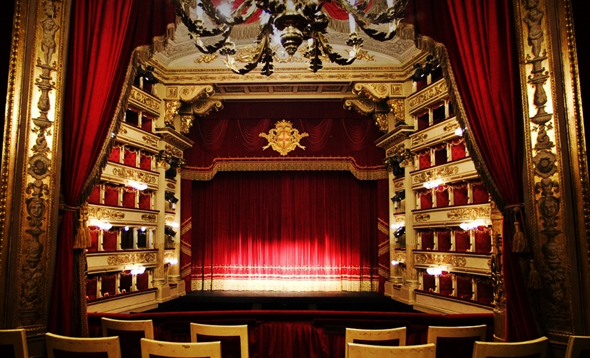 Palco en la Scala de Milán
